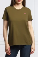 футболка perfect | regular fit Levi's оливковий