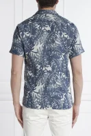 Linen shirt W-DIFFUSED FOLIAGE | Regular Fit Tommy Hilfiger blue
