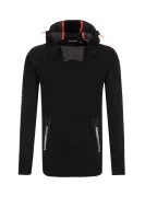 Sweatshirt Gym tech double ziphood Superdry black