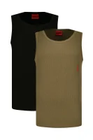 Tank top 2-pack | Regular Fit Hugo Bodywear oliwkowy