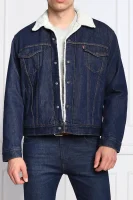 Утеплена джинсова куртка TYPE 3 SHERPA | Regular Fit Levi's темно-синій
