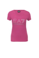 T-shirt EA7 fuksja