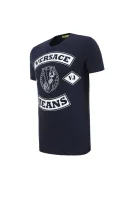 T-shirt Versace Jeans granatowy