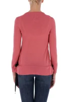 Wełniany sweter | Regular Fit Emporio Armani różowy