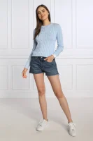 Sweter | Slim Fit | pima POLO RALPH LAUREN błękitny