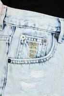 Jeansowe szorty DEPECHE BLUE ROLLERS | Relaxed fit | low waist One Teaspoon błękitny