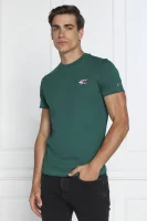 футболка | slim fit Tommy Jeans зелений