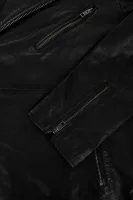 Skórzana Ramoneska 52 Tommy Jeans czarny