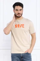 футболка batu | regular fit Save The Duck бежевий