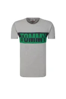 T-shirt TJM SPLIT GRAPHIC | Relaxed fit Tommy Jeans szary