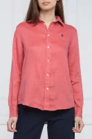 Linen shirt | Relaxed fit POLO RALPH LAUREN red