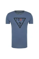T-shirt GUESS niebieski