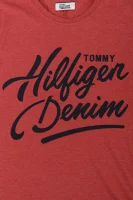 T-shirt Hilfiger Denim czerwony