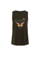 Top Butterfly GUESS khaki