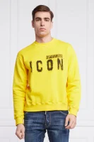 Sweatshirt Icon Spray C | Regular Fit Dsquared2 yellow