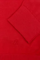 Wełniany sweter | Regular Fit Emporio Armani czerwony
