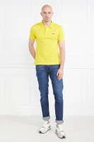 Polo | Slim Fit | pique Lacoste żółty