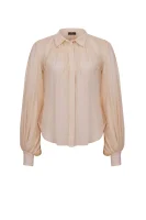 Silk shirt | Loose fit Elisabetta Franchi peach