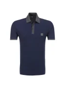 Pother polo shirt BOSS ORANGE navy blue