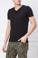 футболка core | slim fit | stretch Tommy Hilfiger чорний