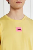 t-shirt diragolino | regular fit HUGO yellow