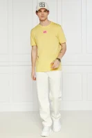 t-shirt diragolino | regular fit HUGO yellow
