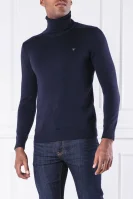 Wool turtleneck | Slim Fit GUESS navy blue