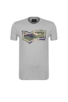 T-shirt scuba/s logo camu Gas szary