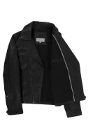 Faux-Leather Jacket CALVIN KLEIN JEANS black