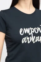 T-shirt | Regular Fit Emporio Armani granatowy