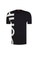 T-shirt Daws | Oversize fit HUGO czarny