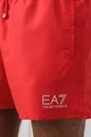 Szorty kąpielowe | Regular Fit EA7 czerwony