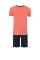 Pyjama LOGO | Regular Fit Tommy Hilfiger coral