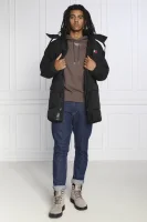 Lined jacket parka | Loose fit Tommy Jeans black