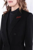 Wool blazer KAIA | Regular Fit Karl Lagerfeld black