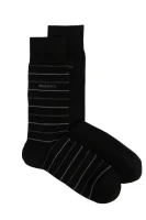 Fine Stripe 2-pack Socks BOSS BLACK black