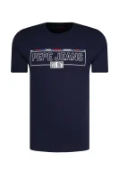 футболка dennis | regular fit Pepe Jeans London темно-синій