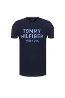 T-shirt Dashing Graphic | Regular Fit Tommy Hilfiger granatowy