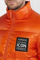 Puchowa kurtka | Regular Fit Armani Exchange pomarańczowy