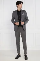 Wełniane spodnie 02 BLAYR | Slim Fit Joop! grafitowy
