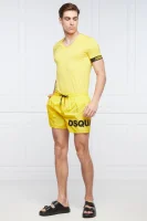 T-shirt | Slim Fit Dsquared2 żółty