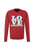 Sweatshirt Love Moschino red