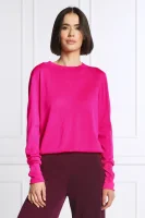 Wełniany sweter | Regular Fit Liviana Conti fuksja