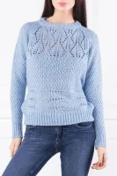 светр gaenoir | regular fit | з додаванням бавовни GUESS блакитний