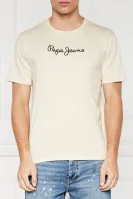 T-shirt | Regular Fit Pepe Jeans London beige