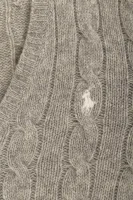 Wełniany sweter | Regular Fit POLO RALPH LAUREN popielaty