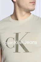 T-shirt | Slim Fit CALVIN KLEIN JEANS olive green