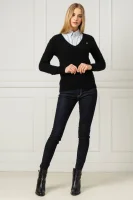 Wełniany sweter | Regular Fit | z dodatkiem kaszmiru POLO RALPH LAUREN czarny