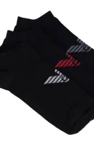 Socks 3-pack Emporio Armani black