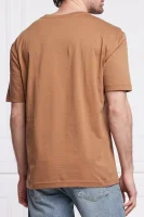 футболка tee 6 | regular fit BOSS GREEN світло-коричневий 
